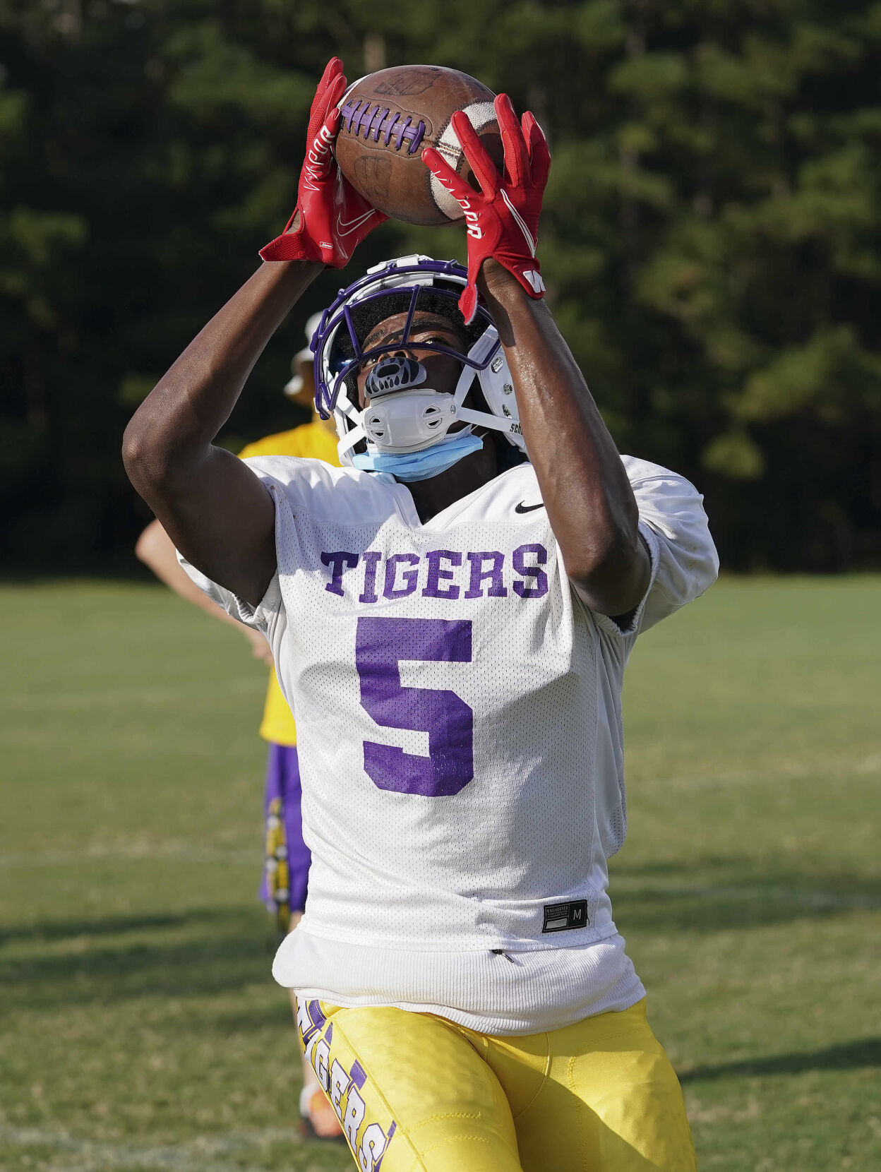Wilson High School football practice
